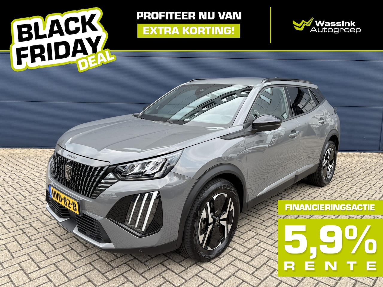 Peugeot 2008 - 1.2 Hybrid 145pk e-DCS6 Allure Automaat | Navigatie | Parkeercamera voor en achter | Parke - AutoWereld.nl