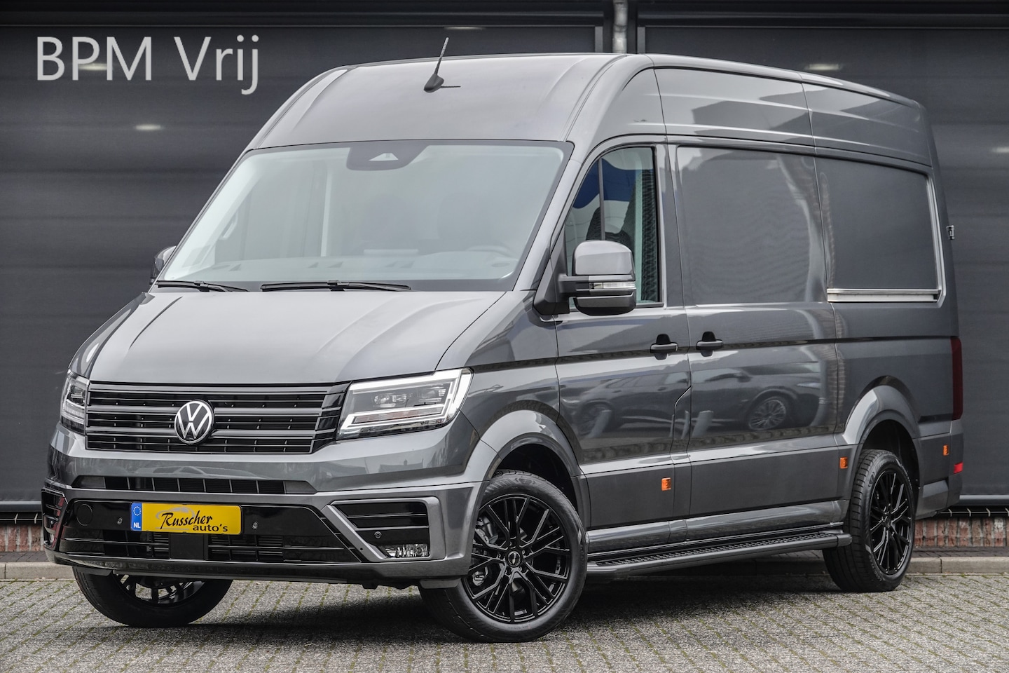 Volkswagen Crafter - L3H3 2.0Tdi 177Pk Aut. | 2x Schuifdeur | Nieuw Model | 10,4" Navigatie | 19'' | Indium Gre - AutoWereld.nl