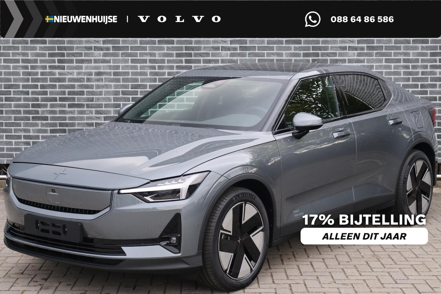 Polestar 2 - Long Range Single Motor Prime 82 kWh | Pilot assist | 360 camera met parkeerhulp | BLIS | - AutoWereld.nl