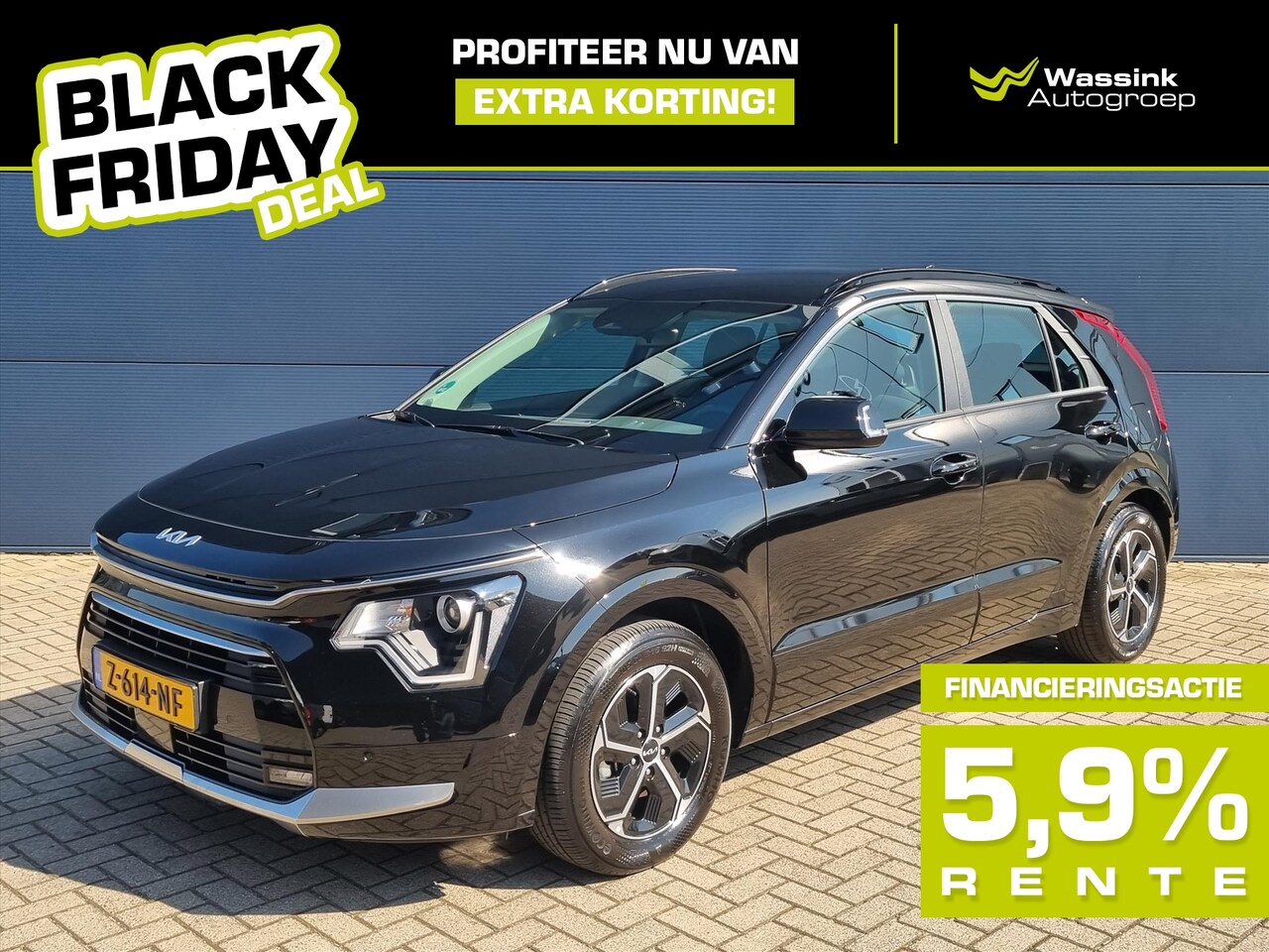 Kia Niro - 1.6 GDi Hybrid 141pk DynamicLine | Climate Control | Navigatie | Camera | Apple Carplay | - AutoWereld.nl