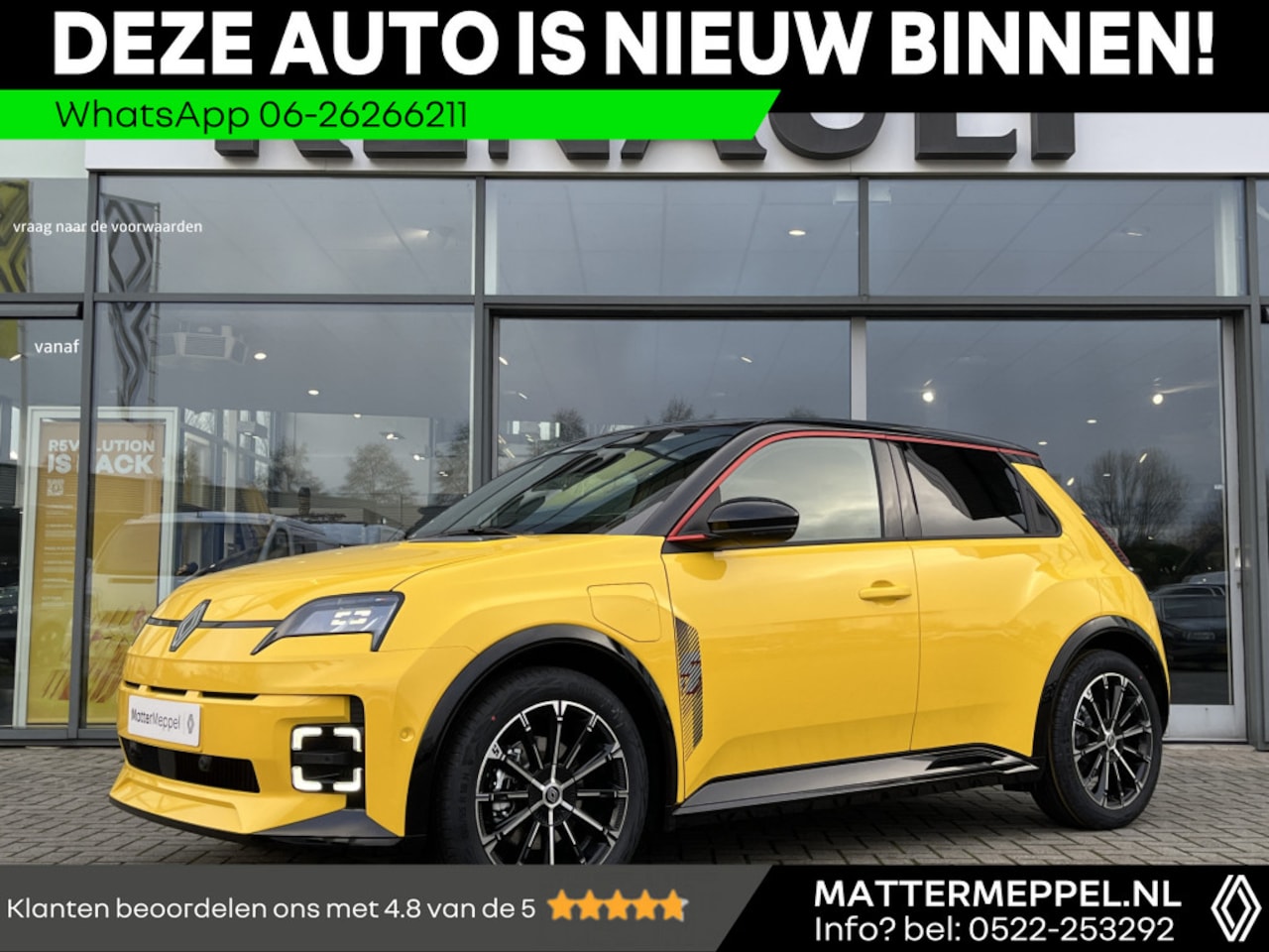 Renault 5 - Comfort Range Iconic Cinq 52 kWh | Harman Kardon | Pack Safety | Pack Advanced Driving | S - AutoWereld.nl