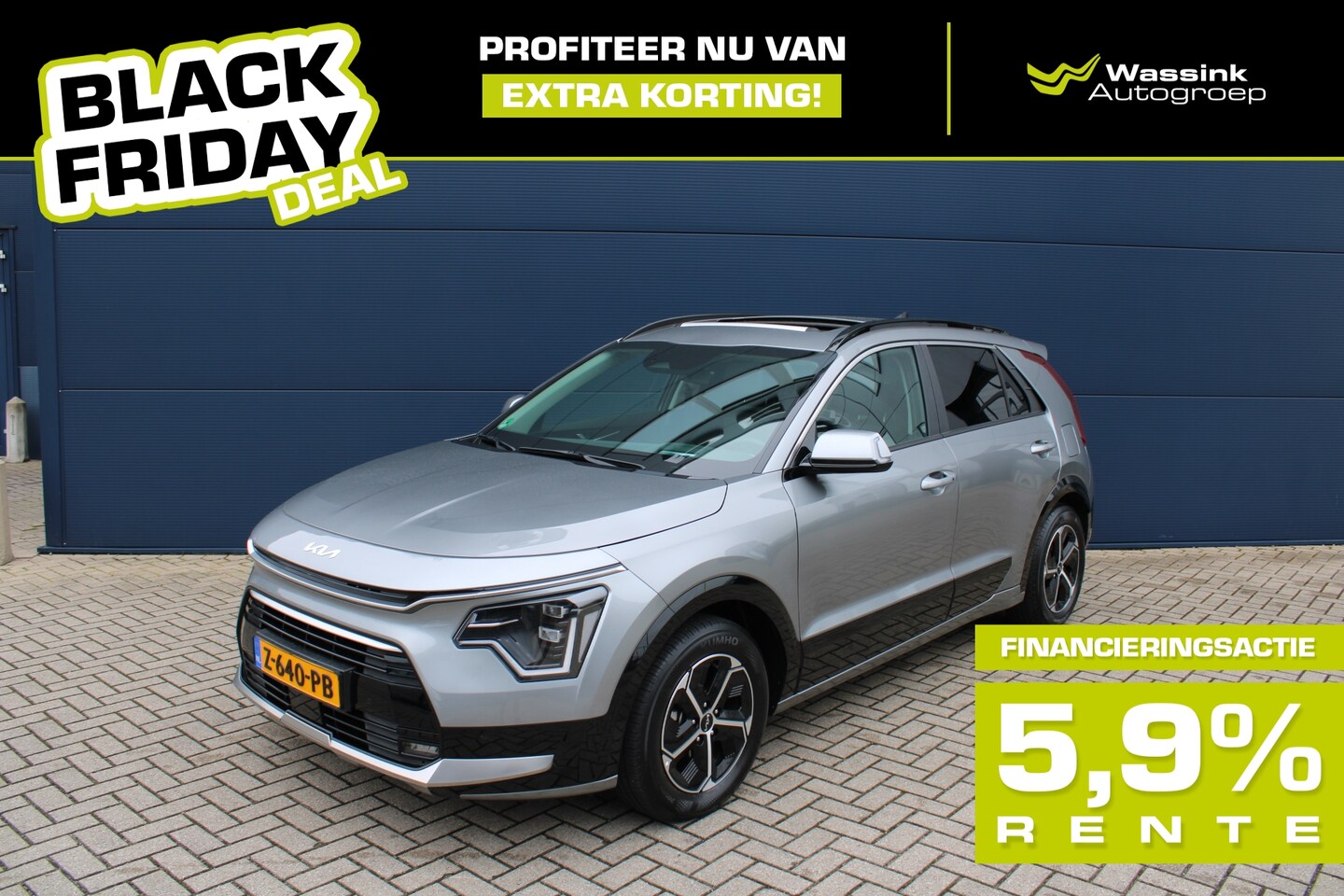 Kia Niro - 1.6 GDi Hybrid 141pk DCT6 DynamicPlusLine | Navigatie | LED | Parkeersensoren | Parkeercam - AutoWereld.nl