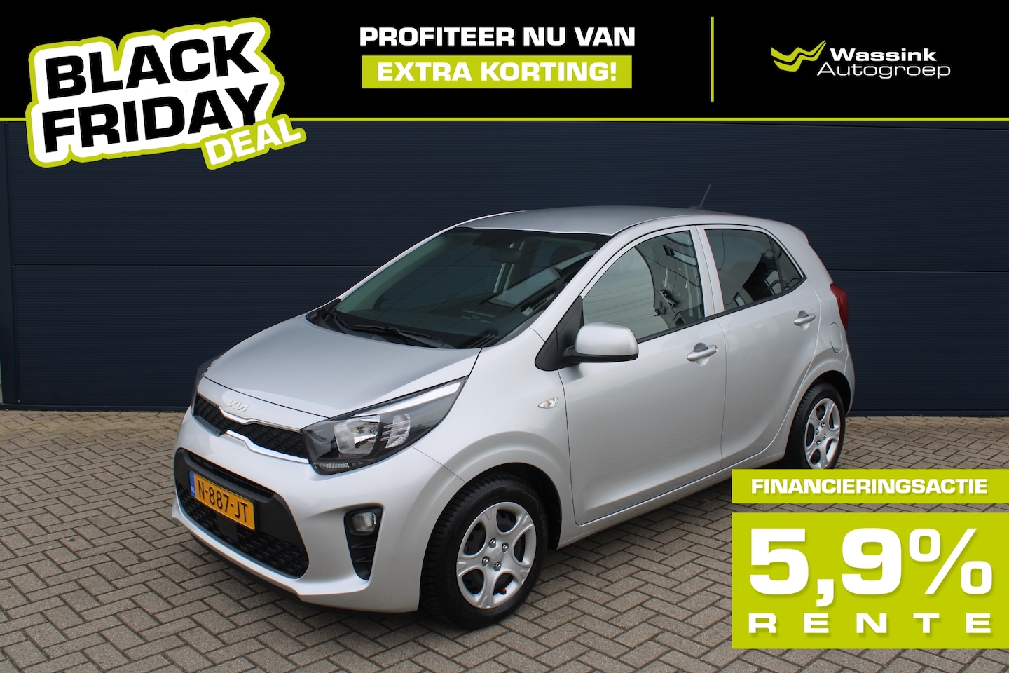 Kia Picanto - 1.0 DPi AMT 67pk 4-zits ComfortLine automaat | Bluetooth | Airco | Lage kilometerstand | - AutoWereld.nl