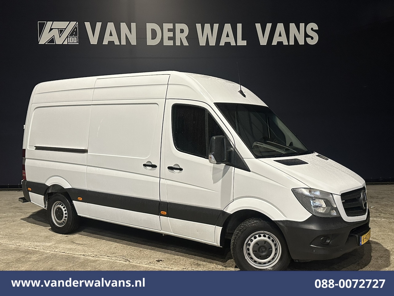 Mercedes-Benz Sprinter - 316 CDI 164pk L2H2 Euro6 Airco | Chauffeursstoel | 2800kg trekhaak Cruisecontrol, Parkeers - AutoWereld.nl