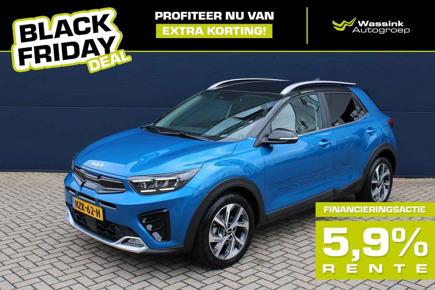 Kia Stonic - 1.0 T-GDi 120pk DCT7 GT-Line automaat BLACK FRIDAY DEAL | Navigatie | Parkeercamera | Clim - AutoWereld.nl