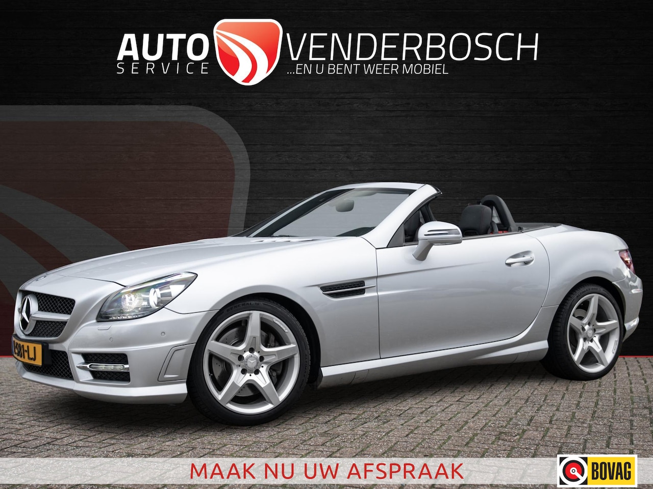 Mercedes-Benz SLK-klasse - 200 184pk | AMG | Cabriolet | Leder | Stoelverwarming | Airscarf - AutoWereld.nl