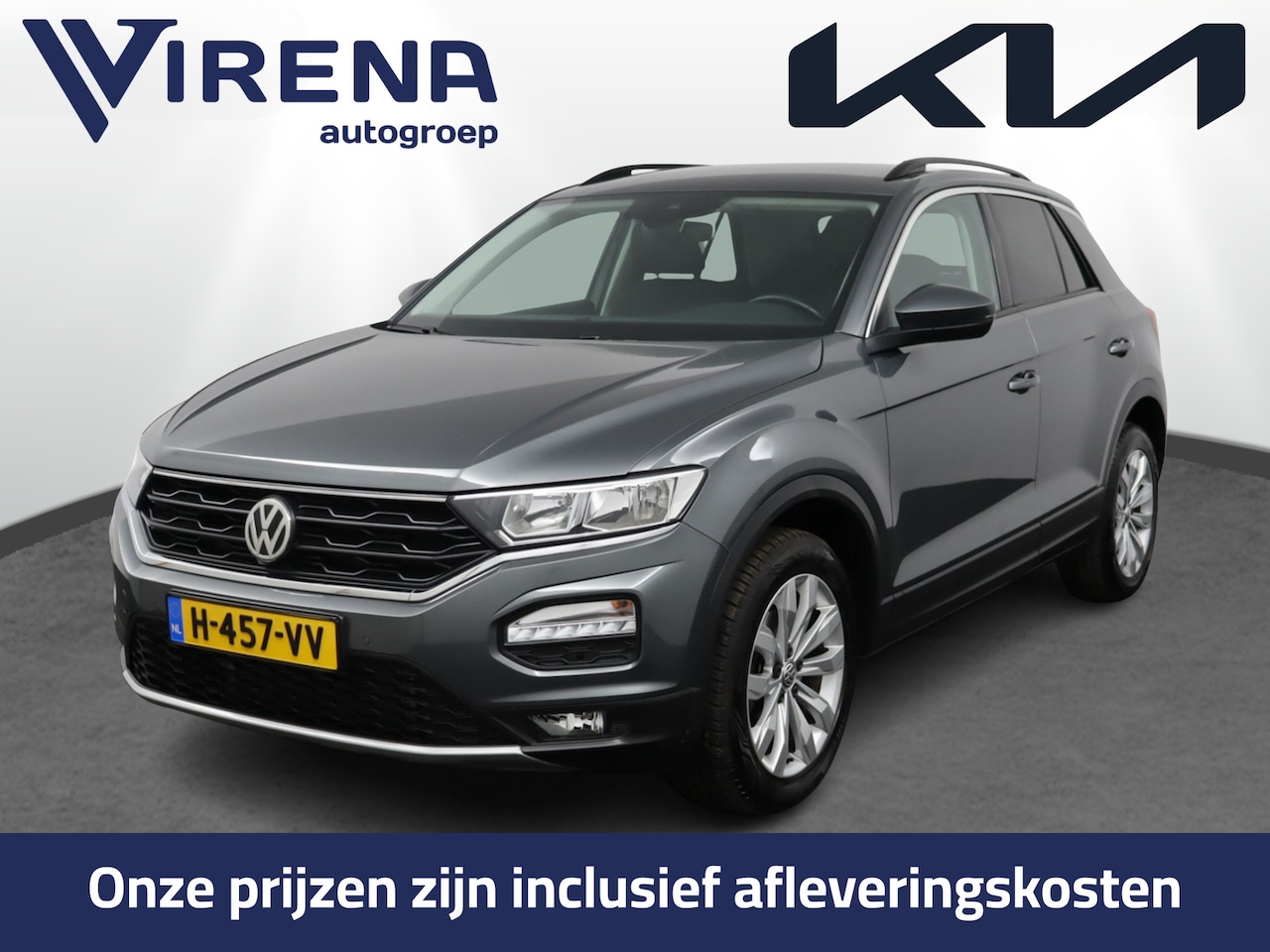 Volkswagen T-Roc - 1.5 TSI Sport AUTOMAAT - Navigatie - Trekhaak - Climate control - Bluetooth - Cruise contr - AutoWereld.nl