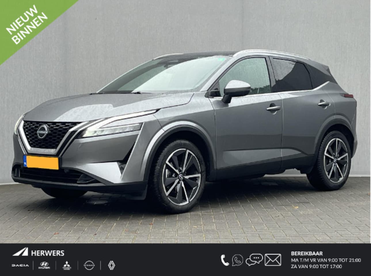 Nissan Qashqai - 1.3 MHEV Xtronic Tekna / Vaste Trekhaak 13-polig (Trekgewicht 1.800kg) / Panoramadak / HUD - AutoWereld.nl
