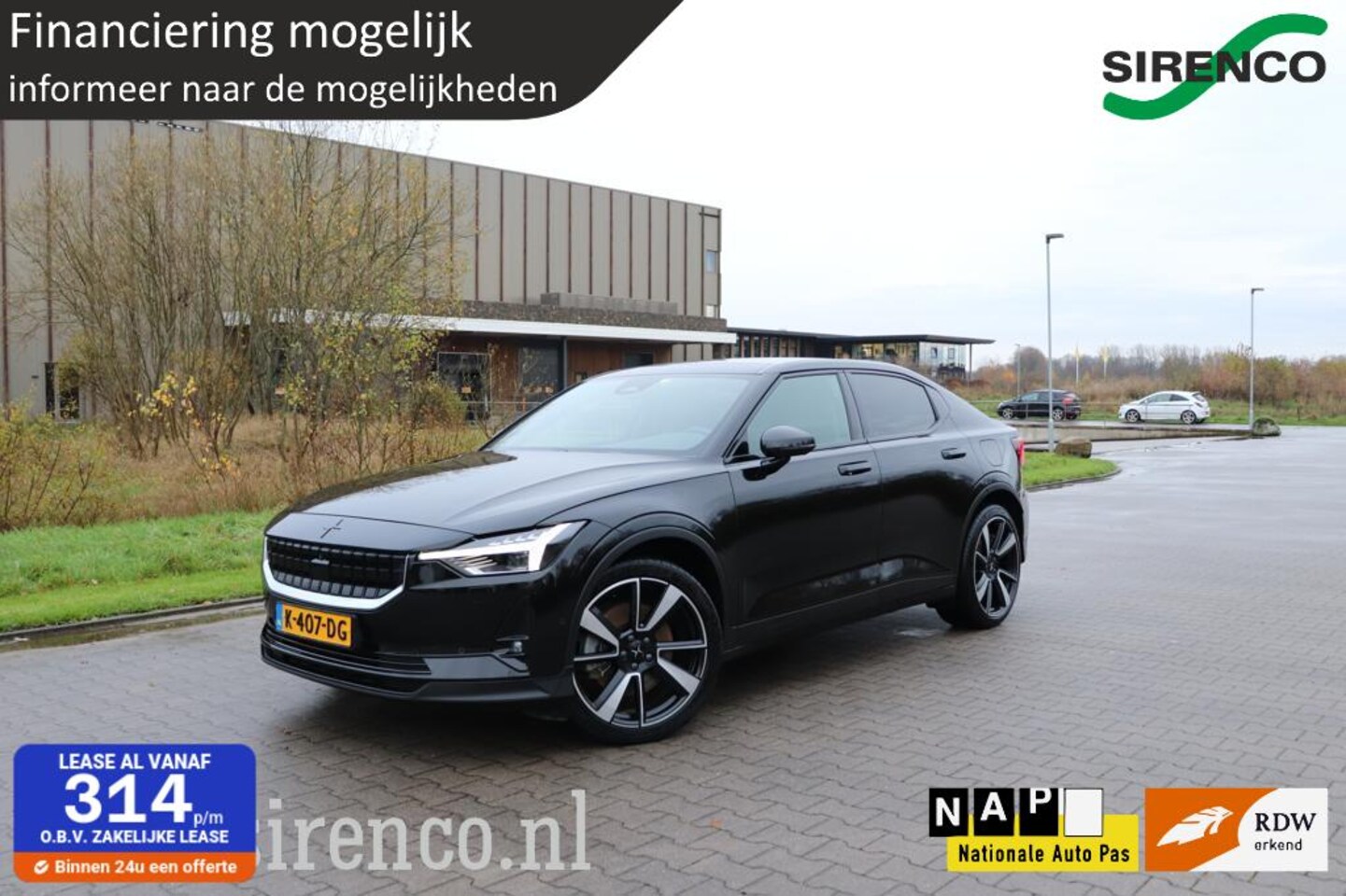 Polestar 2 - Long Range Dual Motor Launch Edition 78kWh trekhaak panodak stoel+stuurverwarming soh 93.8 - AutoWereld.nl