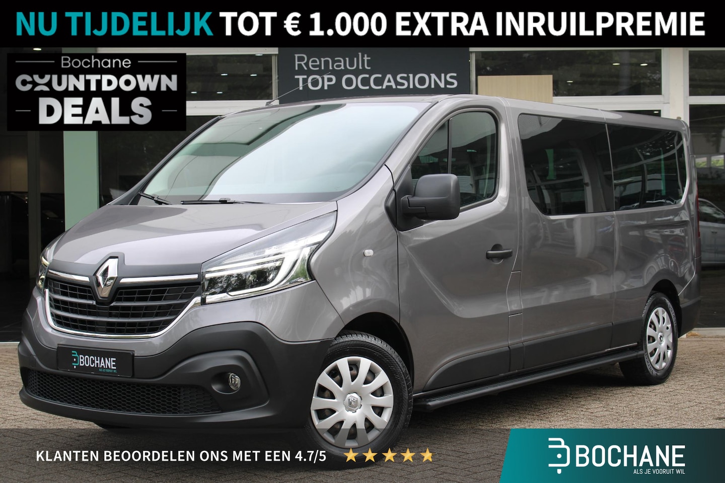 Renault Trafic Passenger - 2.0 dCi 120 Grand Zen 9-PERSOONS | Ledverlichting | Airconditioning | Cruise control | Nav - AutoWereld.nl