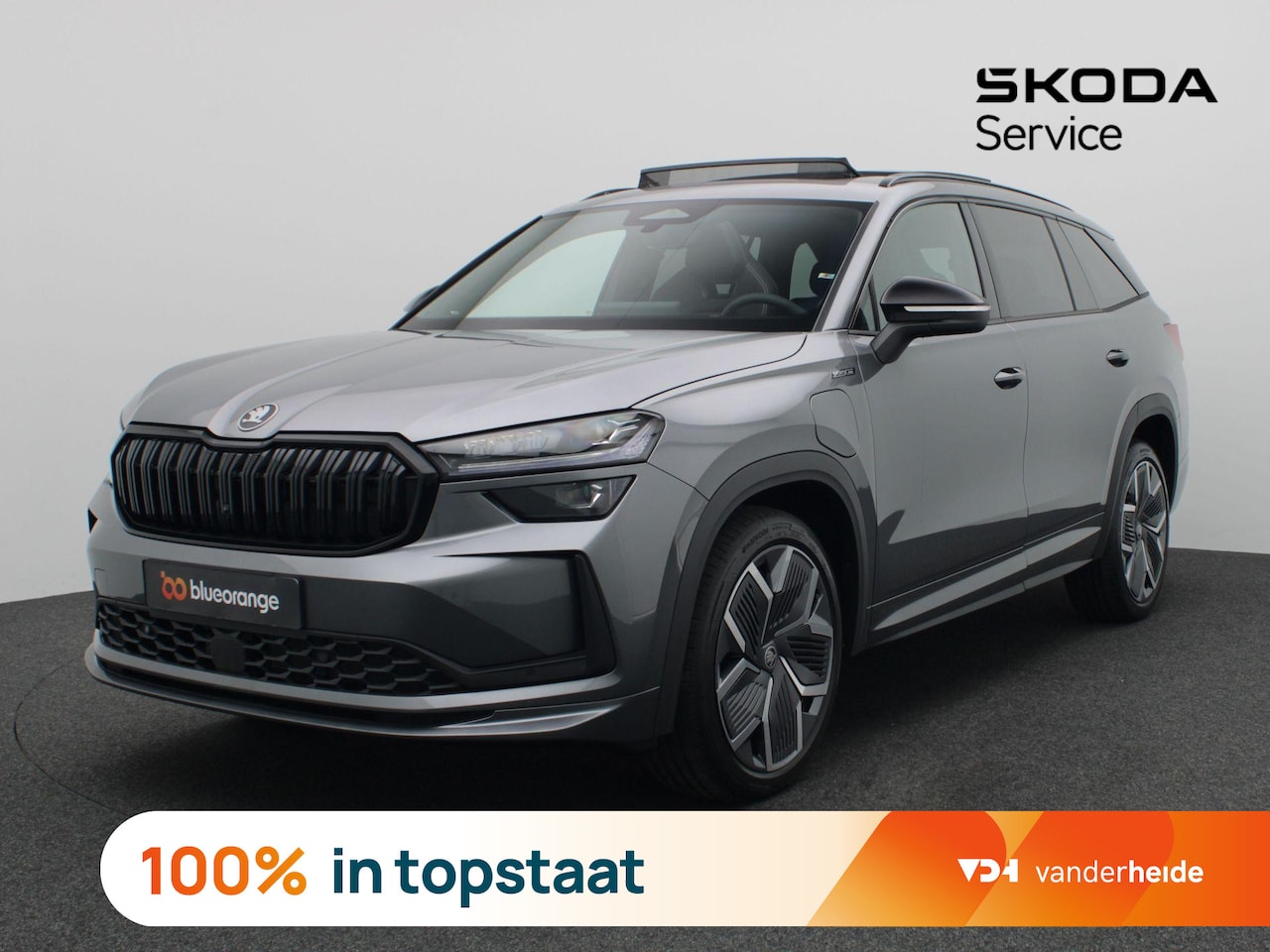 Skoda Kodiaq - 1.5 TSI PHEV Sportline Business 204PK DSG matrix led, trekhaak, Canton sound, adaptive cru - AutoWereld.nl