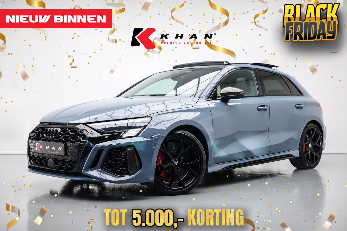 Audi RS3 - Sportback 2.5 TFSI quattro |Pano|Ceramic|Massage|Memory|B&O| - AutoWereld.nl