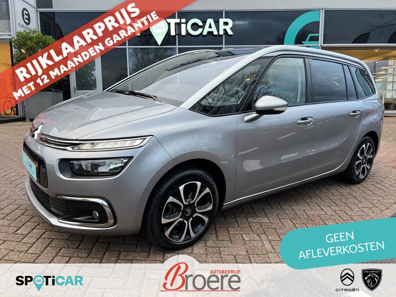 Citroën Grand C4 SpaceTourer - 1.2 Turbo 130 pk Shine Automaat 7 zits - AutoWereld.nl