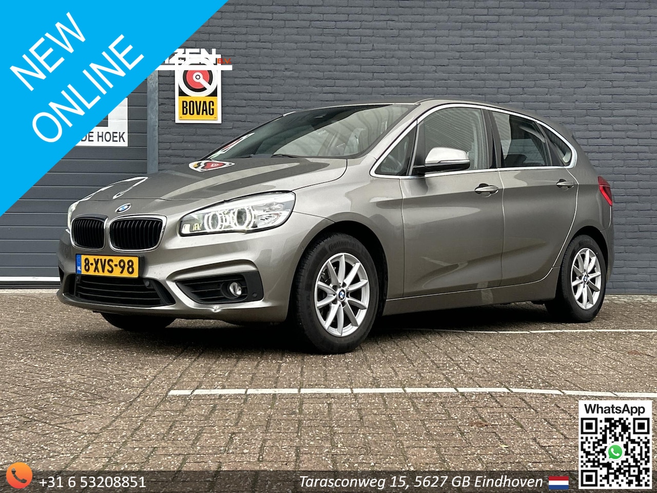 BMW 2-serie Active Tourer - 218d High Executive | Dakota Leder | Climate | Cruise | Navi | PDC | Stoelverwarming | - AutoWereld.nl