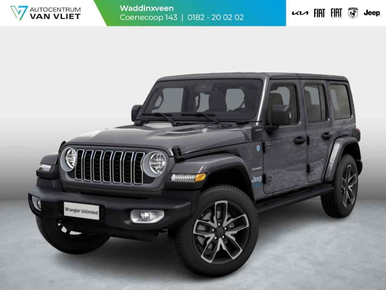 Jeep Wrangler Unlimited - 4xe 380 Sahara | MY25 | 22" Brute velgen | Geel kenteken ! - AutoWereld.nl