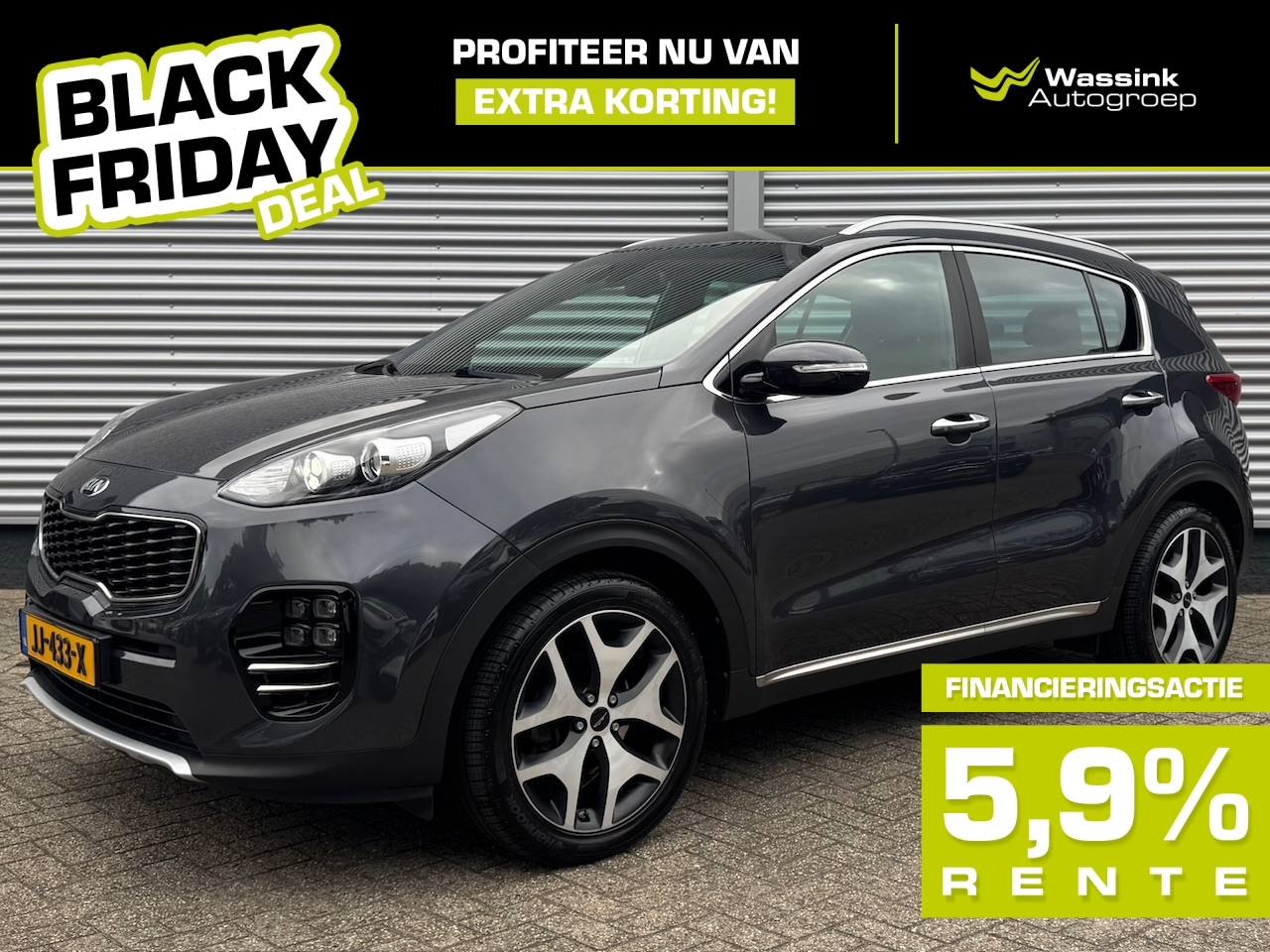 Kia Sportage - BLACK FRIDAY DEAL|1.6 T-GDI 177pk GT-Line First Edition | Trekhaak | Climate Control | Nav - AutoWereld.nl