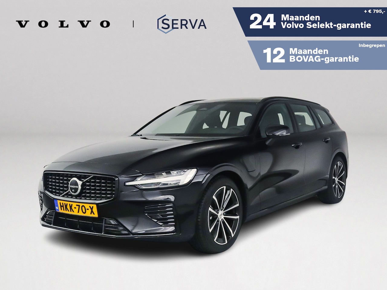 Volvo V60 - T6 Plug-in hybrid AWD Plus Dark | 360° camera | Harman Kardon | Stoel- en Stuurverwarming - AutoWereld.nl