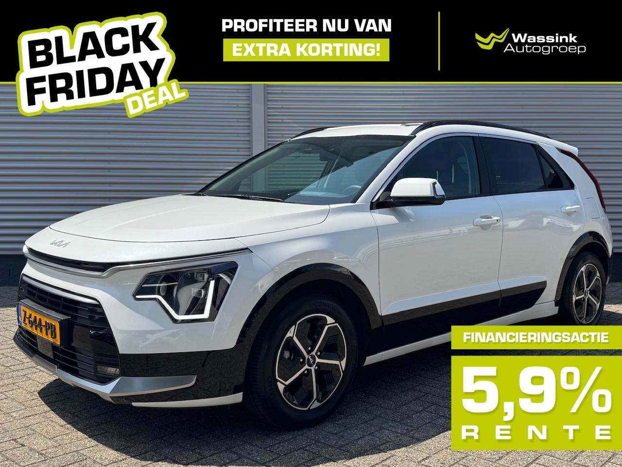 Kia Niro - BLACK FRIDAY DEAL | 1.6 GDi Hybrid 141pk DCT6 DynamicPlusLine | Schuif/Kanteldak | Stoel/S - AutoWereld.nl