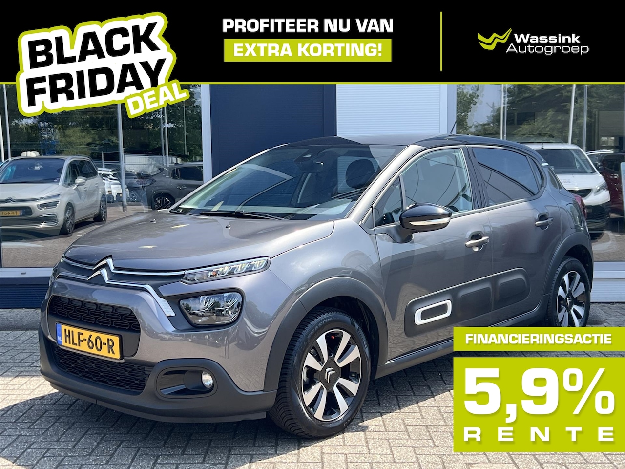 Citroën C3 - BLACK FRIDAY DEAL | 1.2 PureTech 110pk Feel Edition | Navigatie | Camera | Apple CarPlay | - AutoWereld.nl
