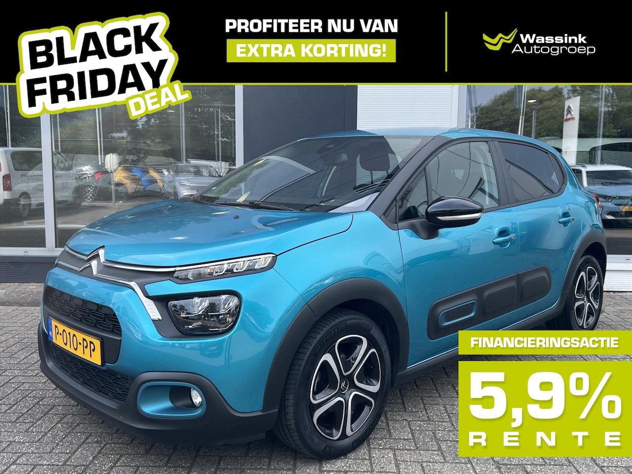 Citroën C3 - BLACK FRIDAY DEAL | 1.2 PureTech 83pk Feel | Navigatie | Cruise Control | Apple CarPlay | - AutoWereld.nl