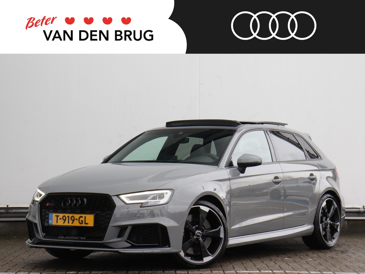 Audi A3 Sportback - 2.5 TFSI RS3 quattro 400pk | Origineel | Panoramadak | RS-Sportuitlaat | Bang&Olufsen | Ma - AutoWereld.nl