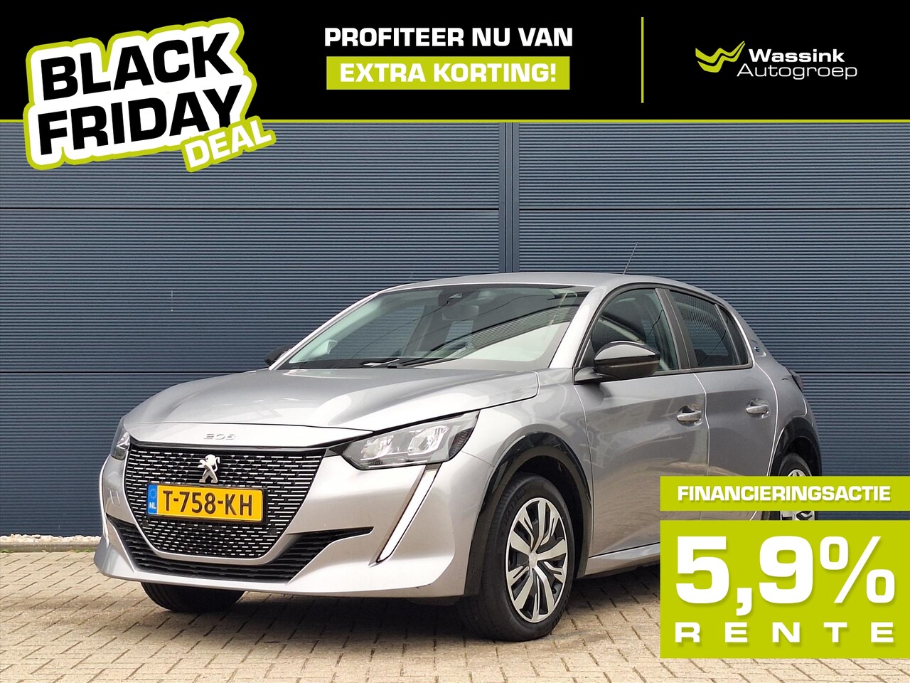 Peugeot e-208 - EV 50kWh 136pk Active Business | BLACK FRIDAY DEAL | Navigatie | Stoelverwarming | Carplay - AutoWereld.nl