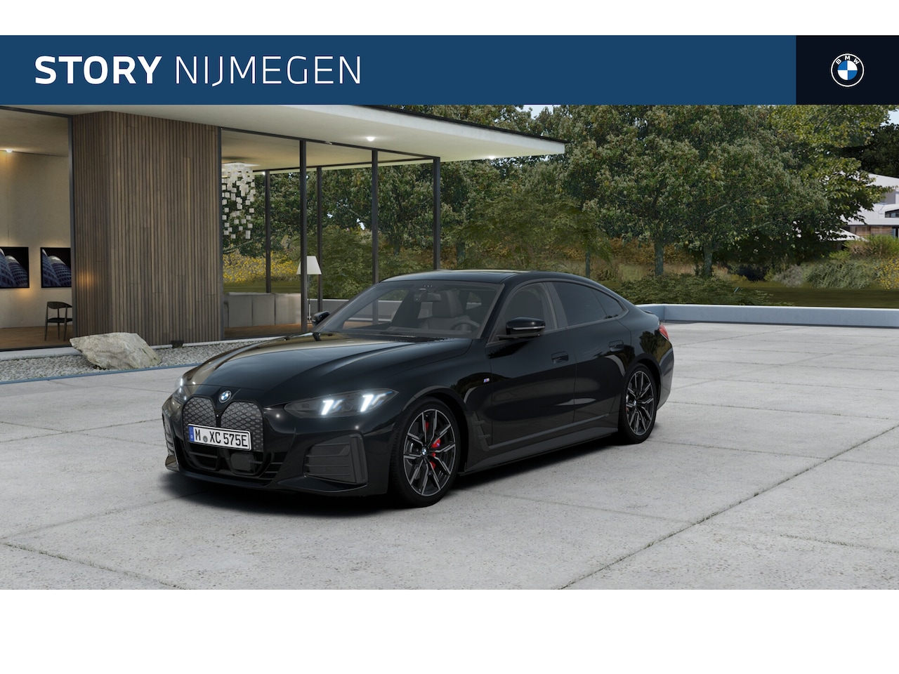 BMW i4 - eDrive35 Gran Coupé M Sport / Schuif-kanteldak / Verwarmd stuurwiel / Adaptieve LED / Park - AutoWereld.nl