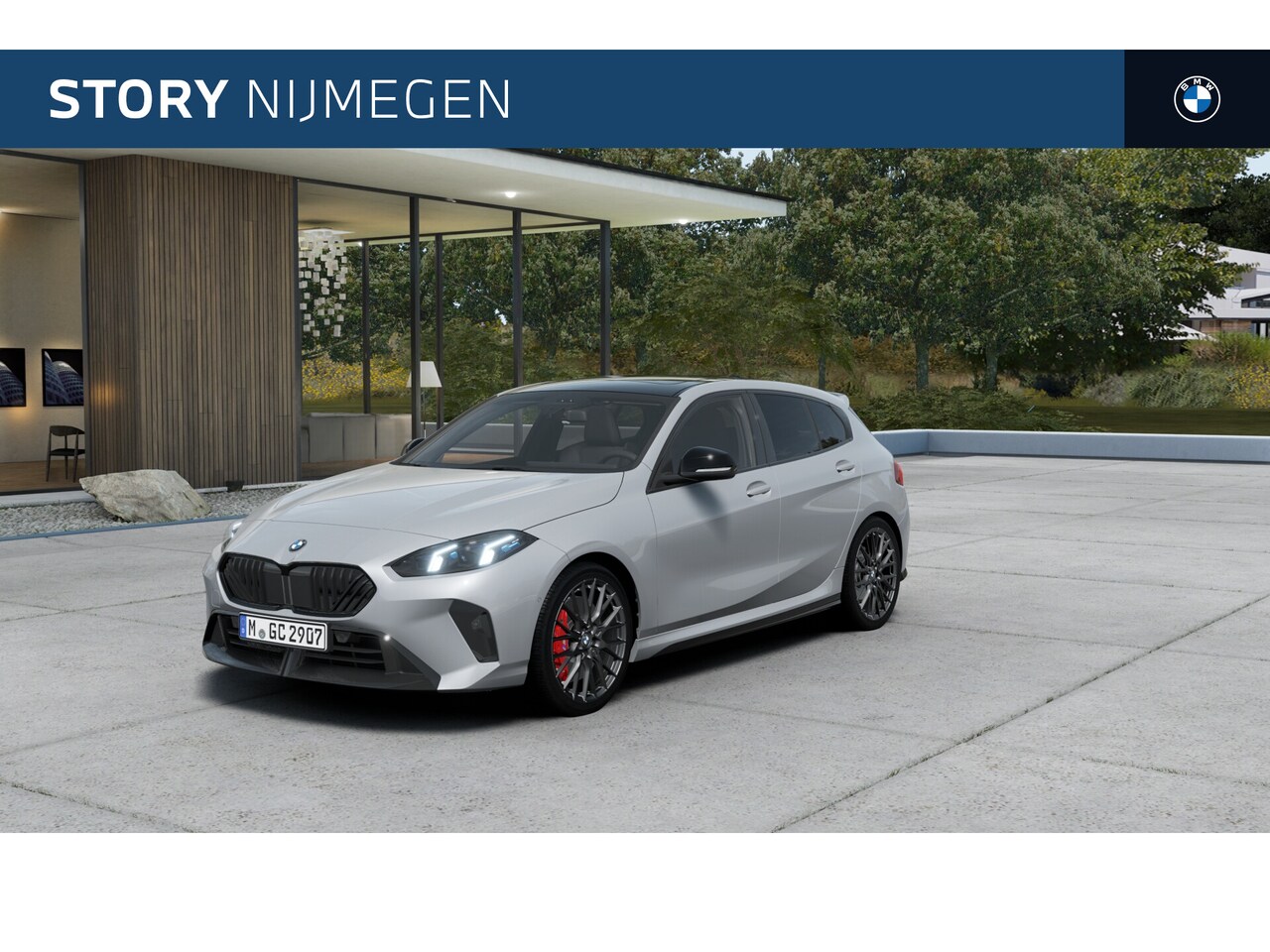 BMW 1-serie - 120 M Sport Automaat / Panoramadak / Sportstoelen / Achteruitrijcamera / M Adaptief onders - AutoWereld.nl