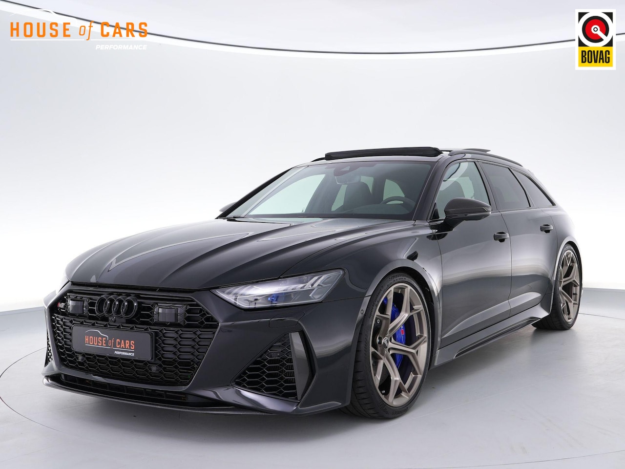 Audi RS6 - Avant 600pk TFSI quattro |B&O Advanced|dynamic plus pakket|carbon pakket|luchtvering|keram - AutoWereld.nl