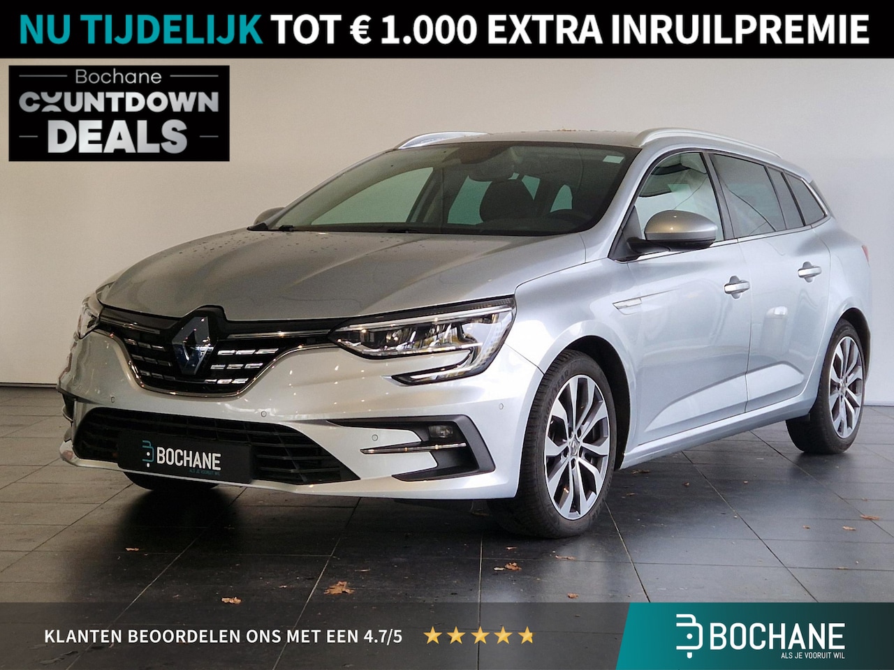 Renault Mégane Estate - 1.3 TCe 140 Techno | TREKHAAK | NAVIGATIE | CLIMATE CONTROL | DODEHOEK DETECTIE - AutoWereld.nl