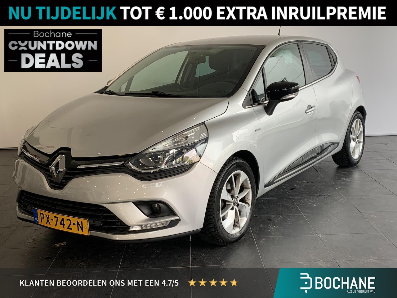 Renault Clio - 0.9 TCe Limited | NAVIGATIE | TREKHAAK | PARKEERSENSOREN ACHTER | LICHTMETALEN VELGEN - AutoWereld.nl