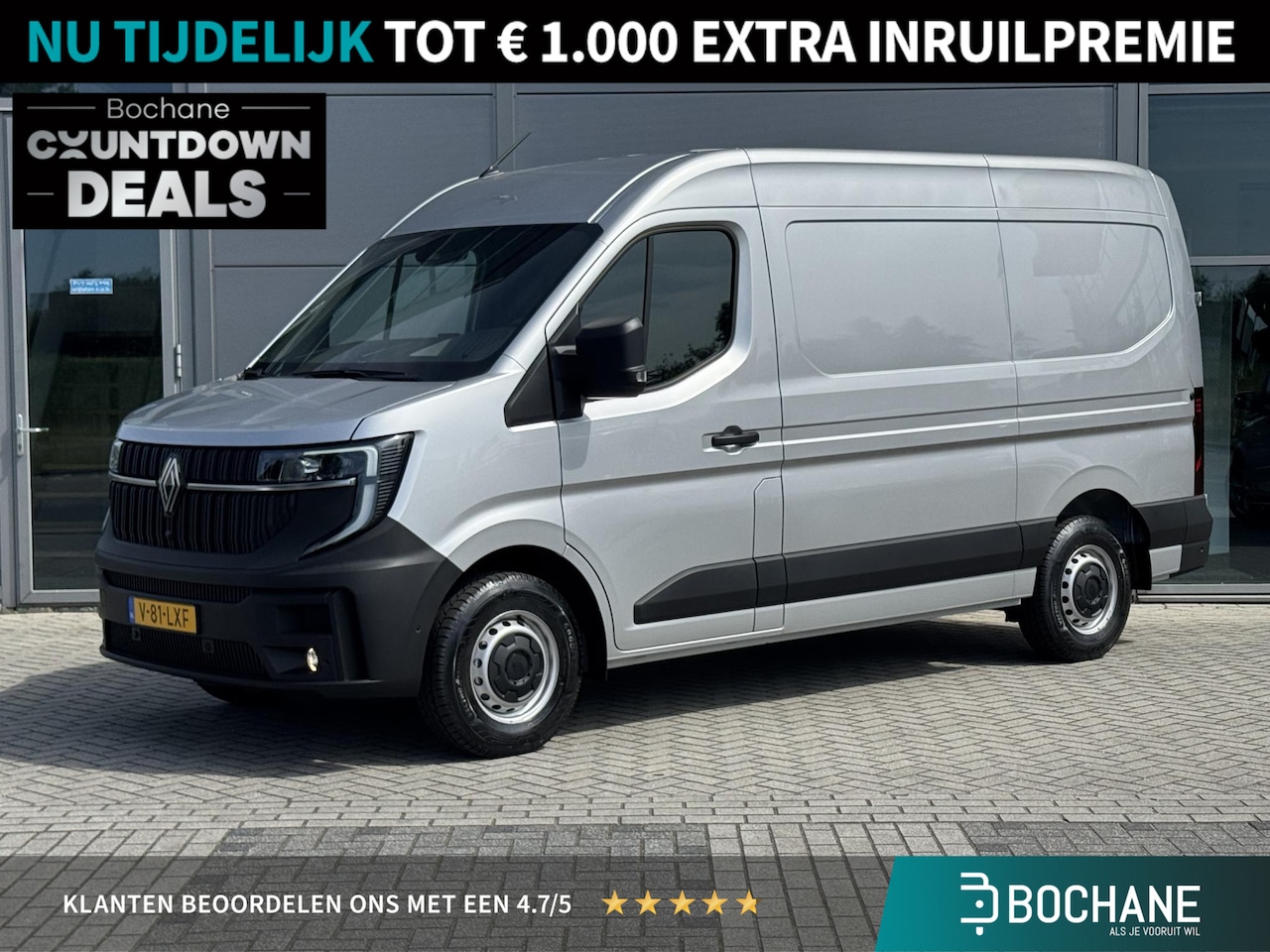 Renault Master E-Tech - T35 L2H2 Advance long range 87 kWh 100% ELEKTRISCH | DEMO | 447 KM WLTP | VAN OF THE YEAR - AutoWereld.nl