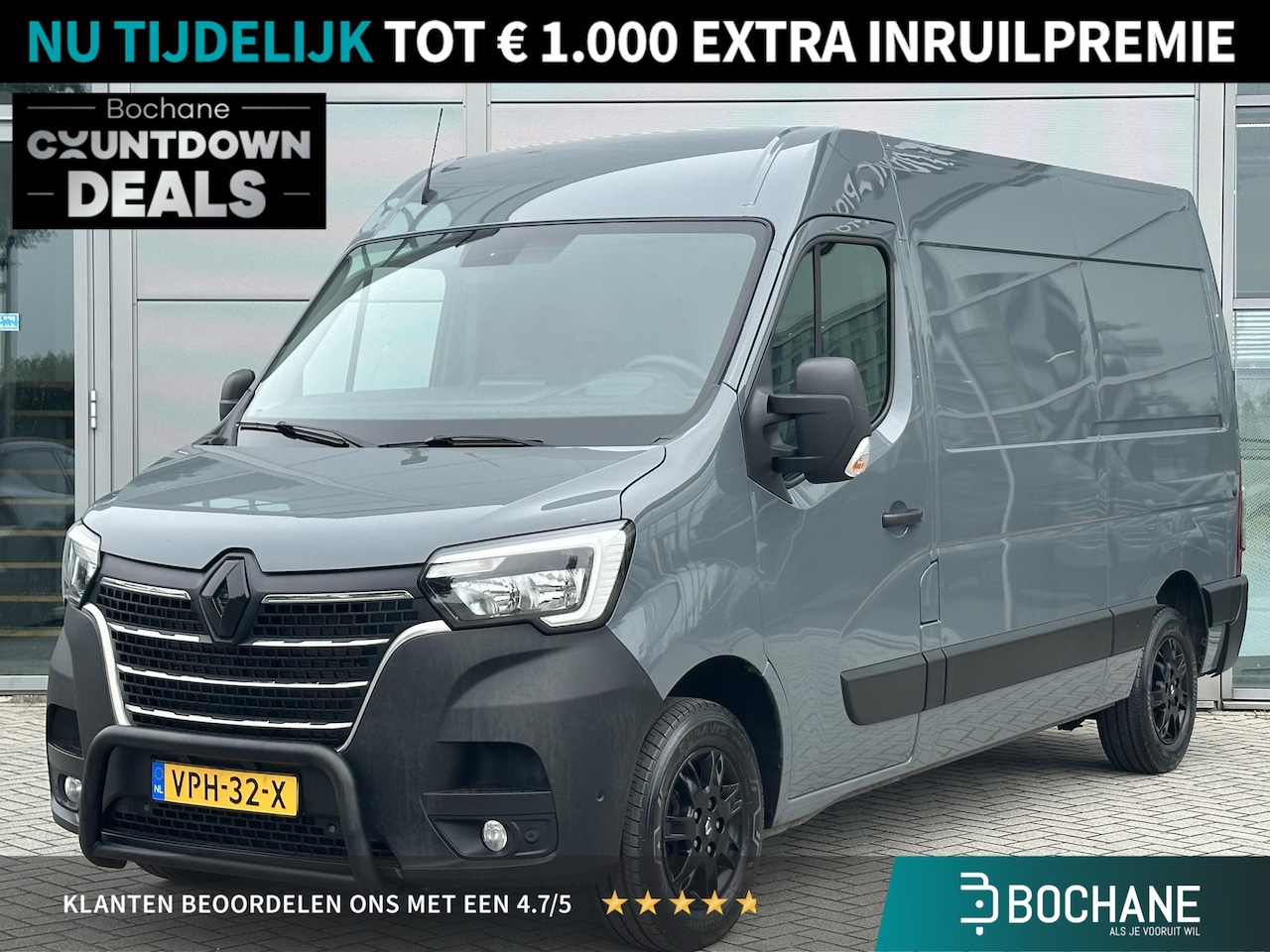 Renault Master - T35 2.3 dCi 150 L2H2 Energy Work Edition | BLACK PAKKET | BULL BAR | DEALER ONDERHOUDEN | - AutoWereld.nl