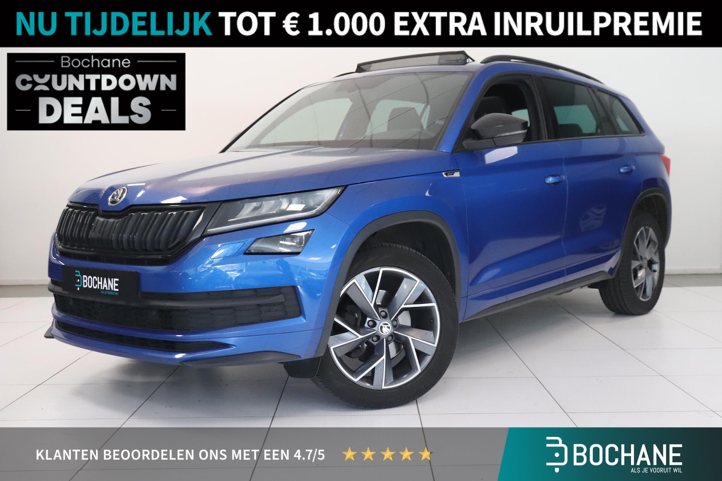 Skoda Kodiaq - 1.5 TSI 150 Pk Sportline Business 7p. | Camera | Panoramadak electr. | Cruise control adap - AutoWereld.nl