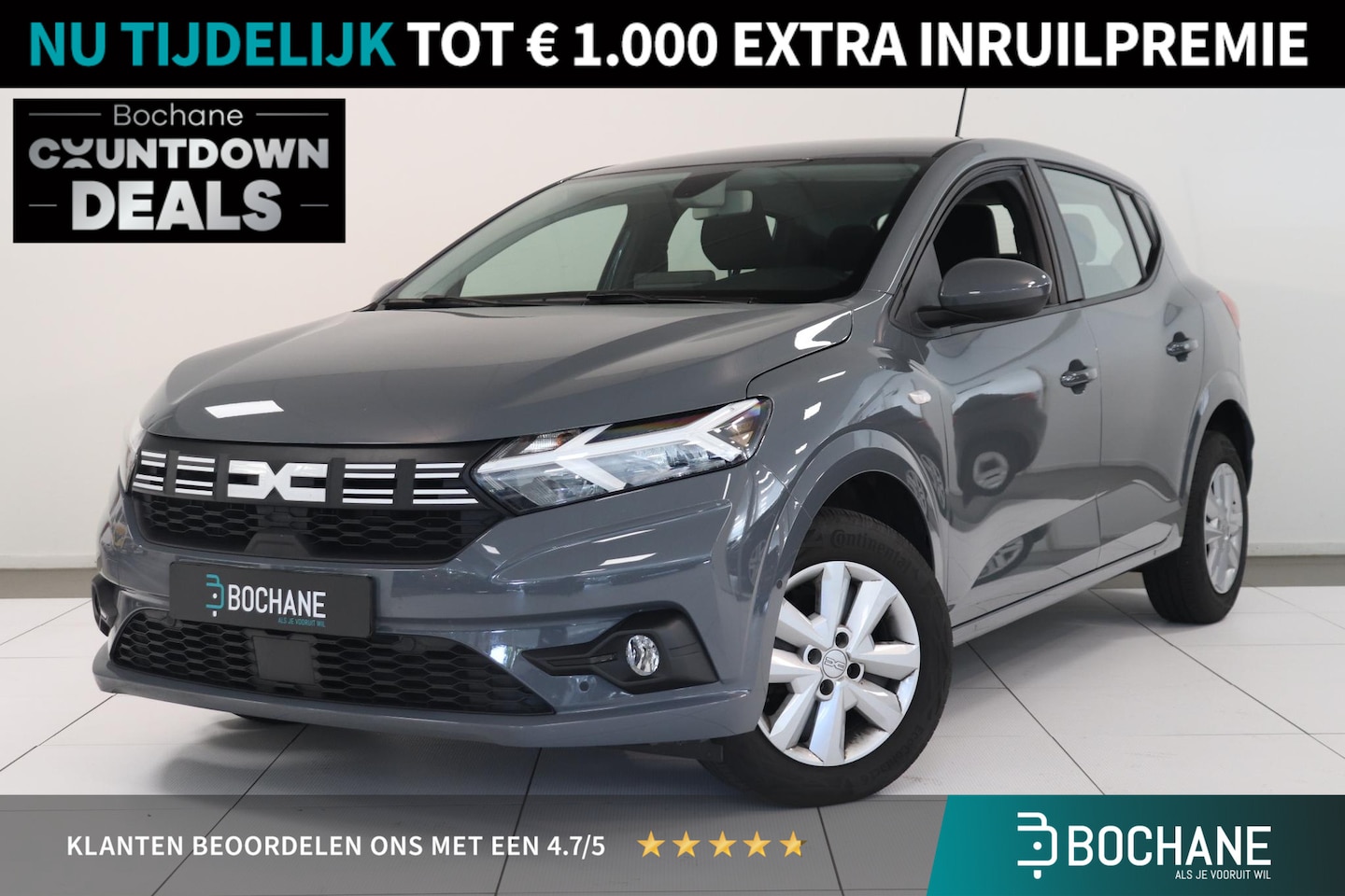 Dacia Sandero - 1.0 TCe 90 Expression | Camera | Airco | Cruise control | AppleCarplay AndroidAuto navigat - AutoWereld.nl