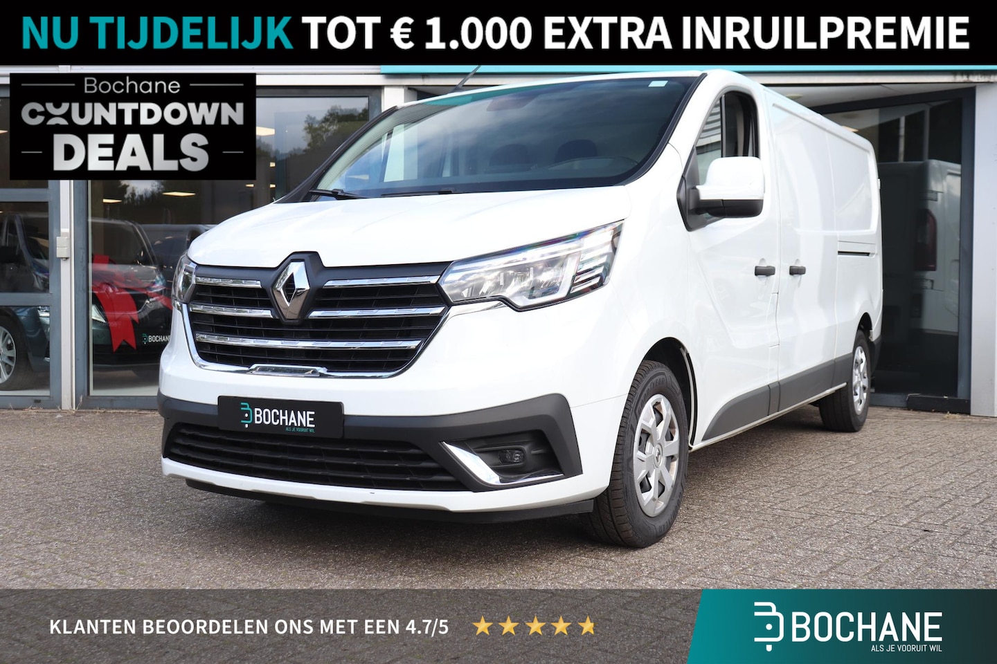 Renault Trafic - 2.0 dCi 130 T30 L2H1 Work Edition | Airco | Navigatie | Dubbele schuifdeur | Trekhaak | La - AutoWereld.nl