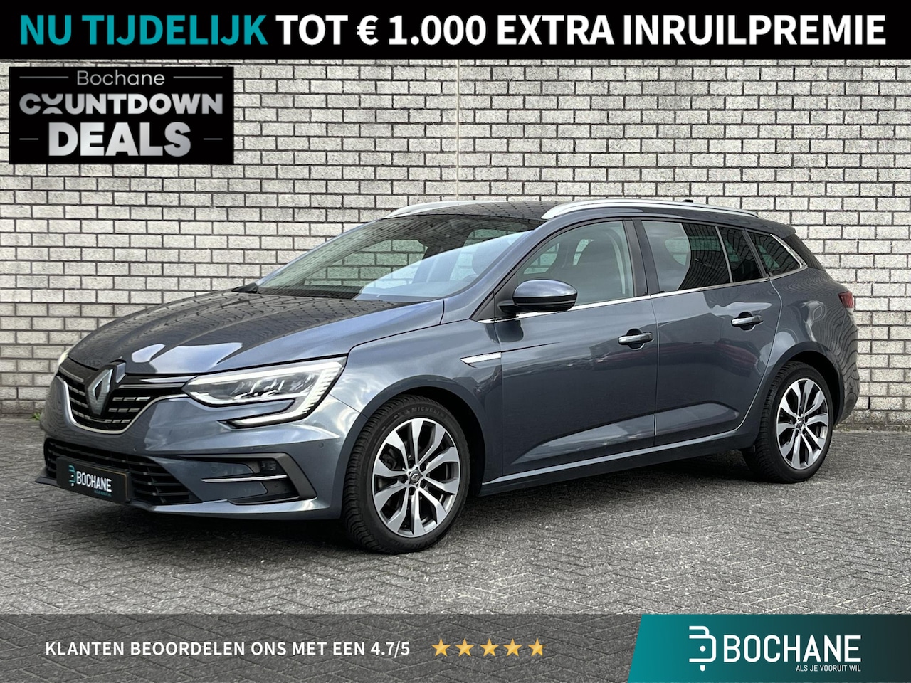 Renault Mégane Estate - 1.3 TCe 140 Techno | Trekhaak | Apple CarPlay / Android Auto | Achteruitrijcamera | Naviga - AutoWereld.nl