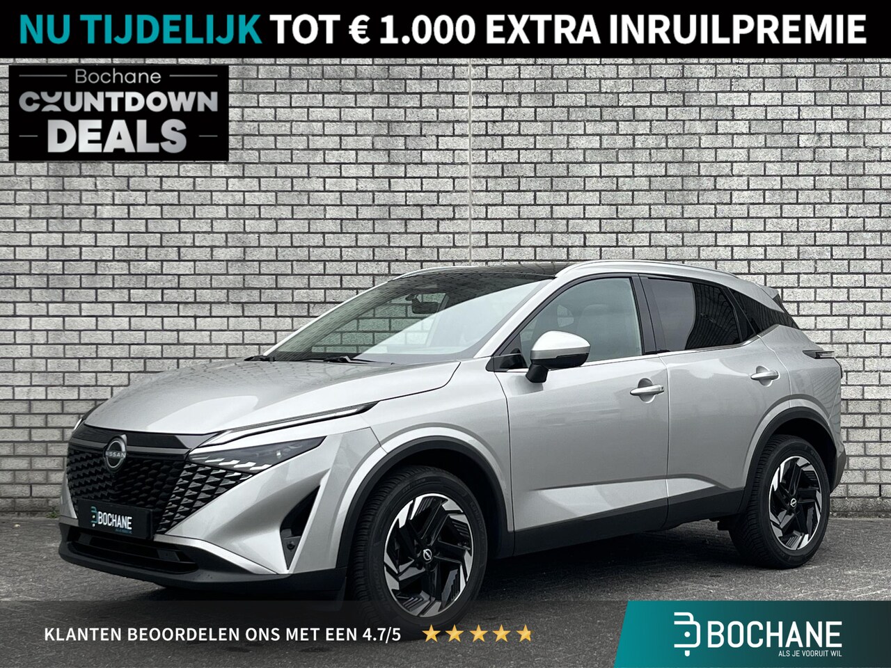 Nissan Qashqai - 1.3 MHEV Xtronic Limited Edition | Panoramadak | Head-Up Display | 360° Camera | El. achte - AutoWereld.nl