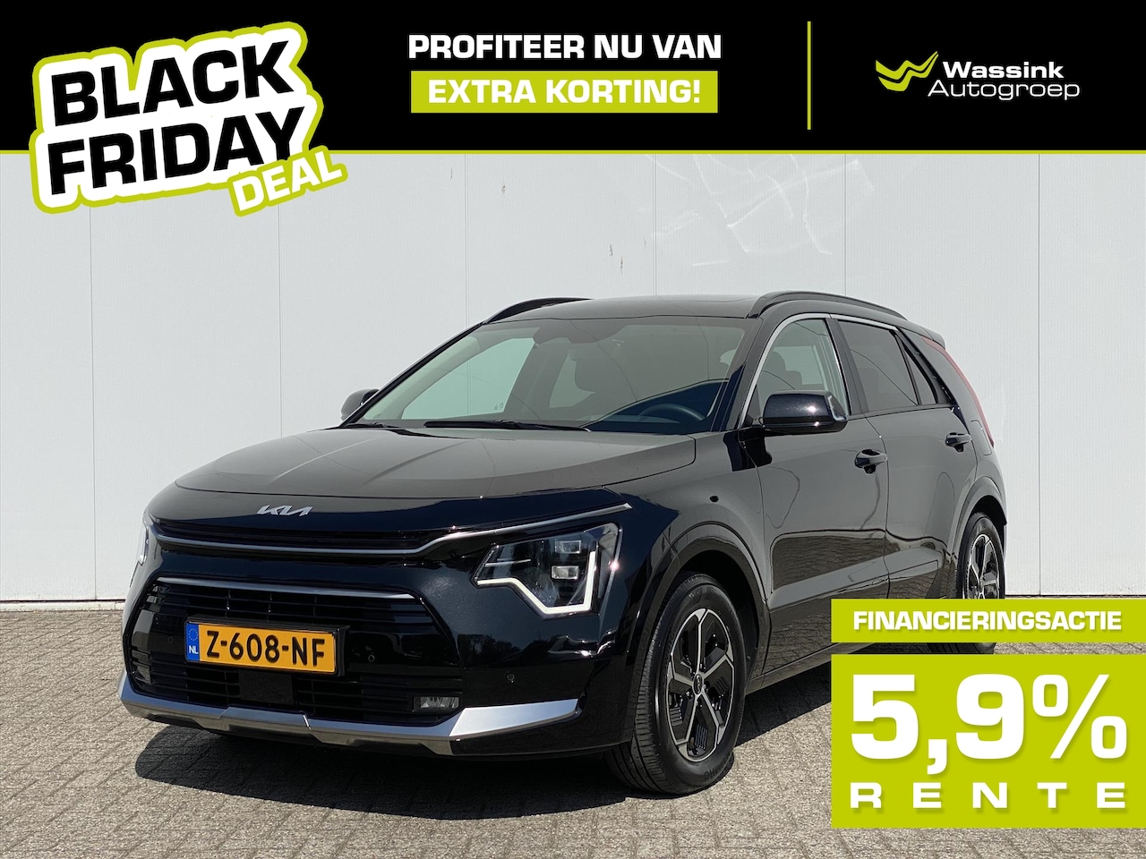 Kia Niro - BLACK FRIDAY DEAL | 1.6 GDi Hybrid 141pk DCT6 DynamicPlusLine I Schuifkanteldak I Stoel & - AutoWereld.nl