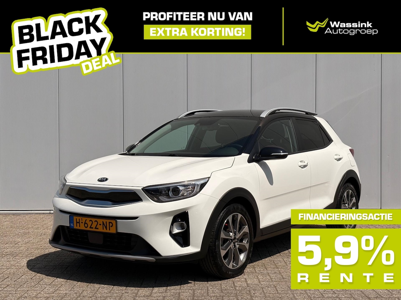 Kia Stonic - BLACK FRIDAY DEAL | 1.0 T-GDi 120pk Automaat I DynamicPlusLine I Navigatie | Camera | CarP - AutoWereld.nl