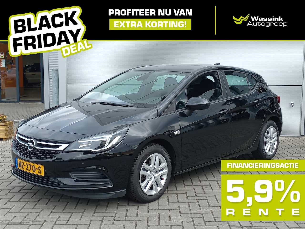 Opel Astra - 1.0T 105pk BLACK FRIDAY DEAL Edition Automaat | Airconditioning | Navigatie | Trekhaak (12 - AutoWereld.nl
