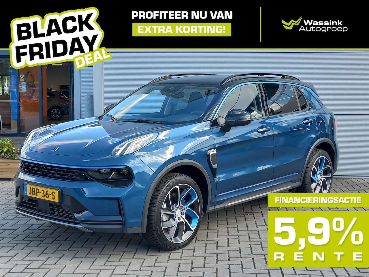 Lynk & Co 01 - BLACK FRIDAY DEAL I 1.5T 261pk PHEV Automaat | Navigatie | Open dak | Trekgewicht 1800 kg - AutoWereld.nl