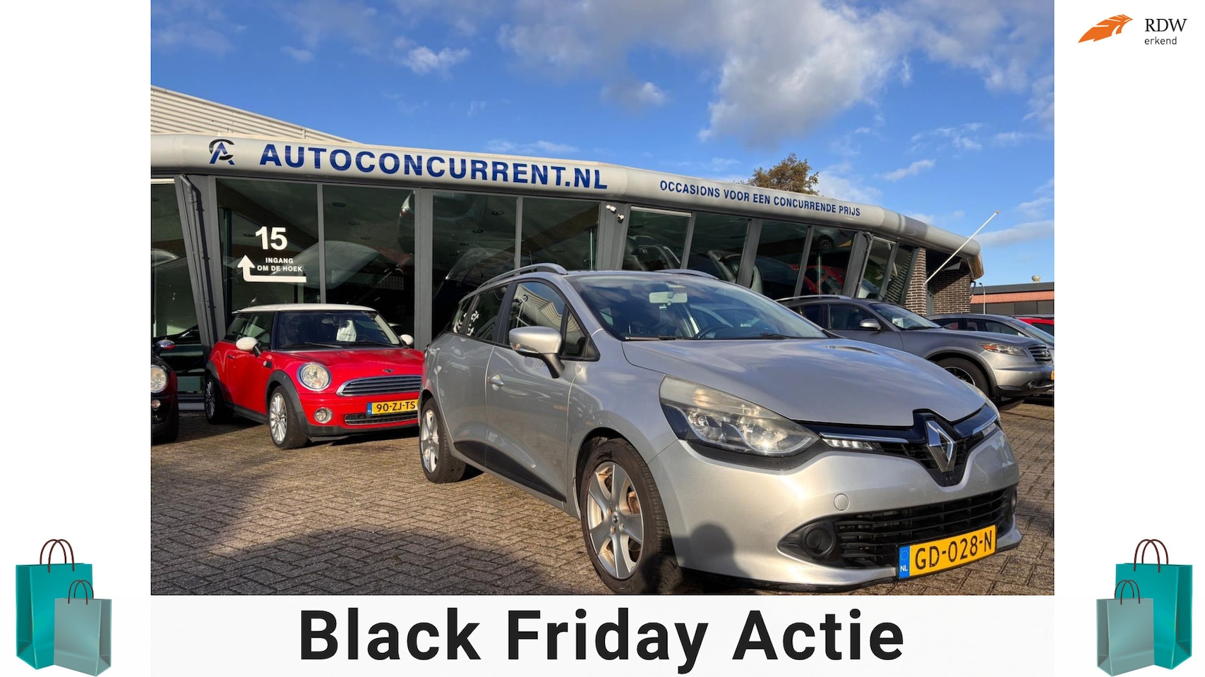 Renault Clio Estate - 0.9 TCe Dynamique 0.9 TCe Dynamique, Navi, Cruise, Airco, Inruil mogelijk. - AutoWereld.nl