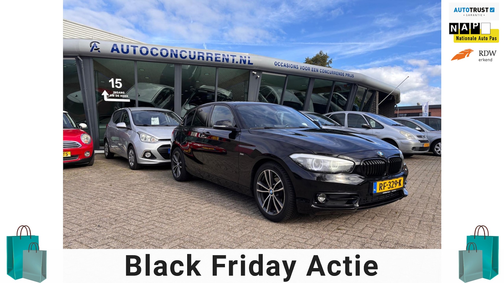BMW 1-serie - 116i Edition Sport Line Shadow Executive 116i Edition Sport Line Shadow Executive, Nieuwe APK, Inruil mogelijk. - AutoWereld.nl