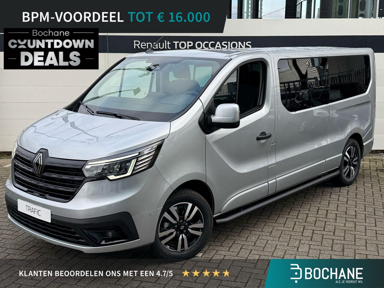 Renault Trafic - 2.0 Blue dCi 170 DC T30 L2H1 Anniversary | BPM vrij | Direct leverbaar | Navi | Camera - AutoWereld.nl