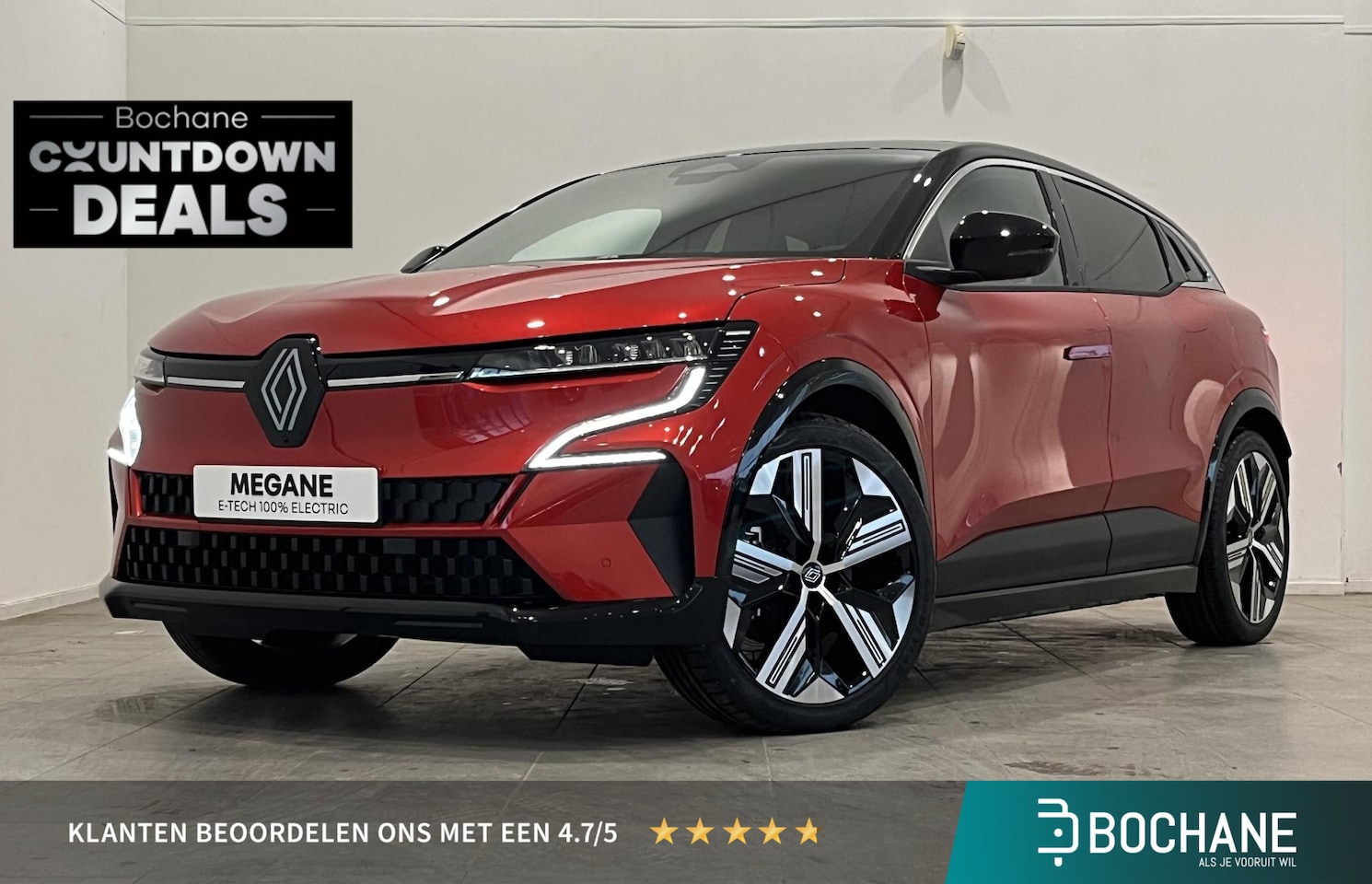Renault Mégane E-Tech - Iconic 220 Comfort Range 60 kWh | Pack Augmented Vision & Advanced Driving Assist | Van: € - AutoWereld.nl
