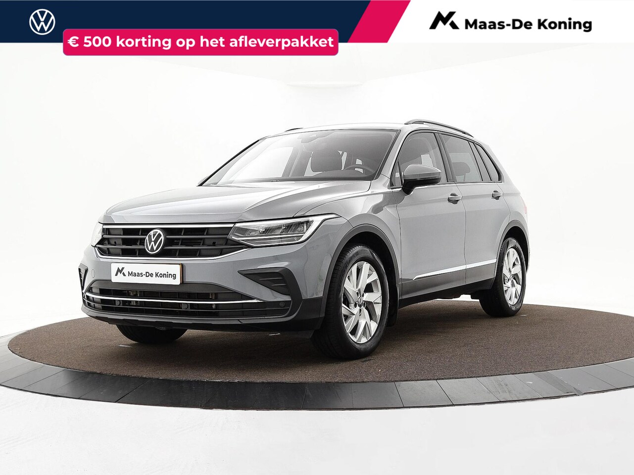 Volkswagen Tiguan - 1.5 TSI 150pk DSG Life Business · Apple/Android Car Play · P-Sensoren · Stoel&Stuurverwarm - AutoWereld.nl