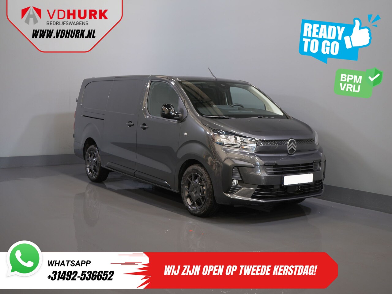 Citroën Jumpy - 2.0 HDI 180 pk Aut. L3 BPM VRIJ! 2x Schuifdeur/ Navi/ Carplay/ Camera/ PDC/ Cruise/ Airco - AutoWereld.nl
