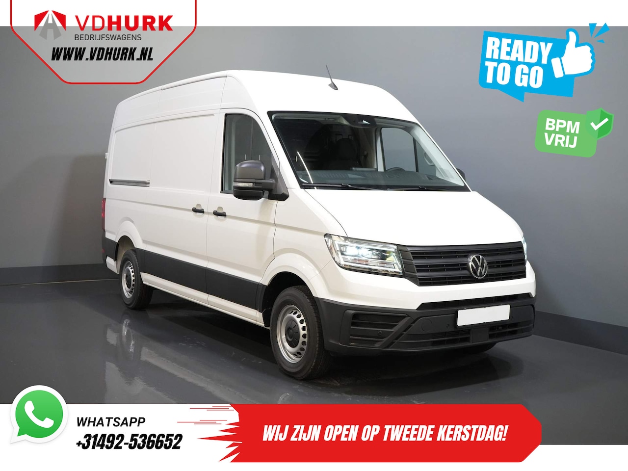 Volkswagen Crafter - 35 2.0 TDI 140 pk DSG Aut. L3H3 BPM VRIJ! Carplay/ LED/ Virtual Cockpit/ Camera/ Cruise/ G - AutoWereld.nl