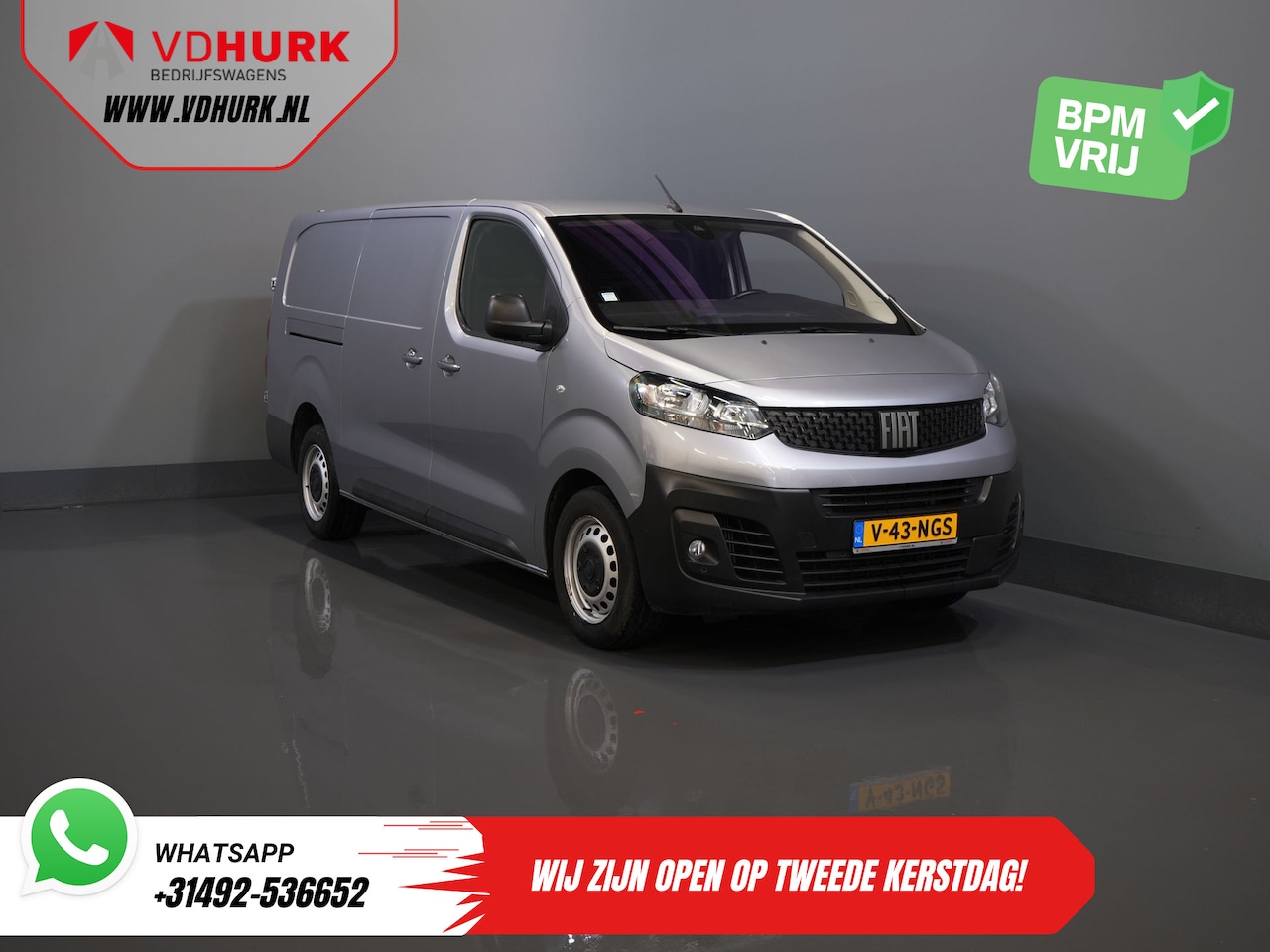Fiat Scudo - 2.0 MJ 145 pk L3 BPM VRIJ! Adapt.Cruise/ Climate/ Keyless/ Carplay/ Camera/ PDC - AutoWereld.nl